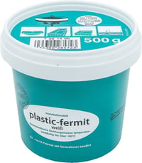 Cornat Plastic-Fermit biely trvácny plastový tesniaci tmel, tepelne odolný do 100 °C, 500 g 1