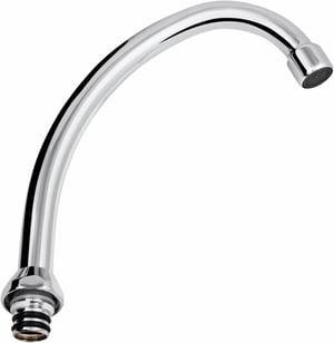 Pipă Rotativă pentru Robinet Cornat TEC351204 165 mm – Durabilă și Inoxidabilă – Aerator cu Bule – Prelungitor Flexibil pentru Robinet – Cromat