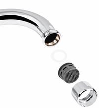 Cornat TEC351204 Okretna izljevna cijev za slavinu 165 mm – Izdržljiva i nehrđajuća – Aerator s mjehurićima zraka – Fleksibilni produžetak za slavinu – Kromirana 6