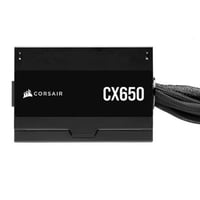 Napájací zdroj Corsair CX650 80 Plus Bronze ATX 650W, nemodulárny, tichý 120 mm ventilátor, čierny, britská zástrčka 5