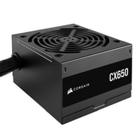Napájací zdroj Corsair CX650 80 Plus Bronze ATX 650W, nemodulárny, tichý 120 mm ventilátor, čierny, britská zástrčka 3