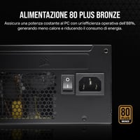 Corsair CX650 ATX tápegység, 650W, 80 PLUS Bronze, nem moduláris - fekete 4