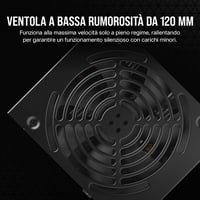 Corsair CX650 ATX tápegység, 650W, 80 PLUS Bronze, nem moduláris - fekete 3