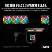 Magnetický ventilátor Corsair iCUE LINK QX140 RGB – 140 mm – čierny 4