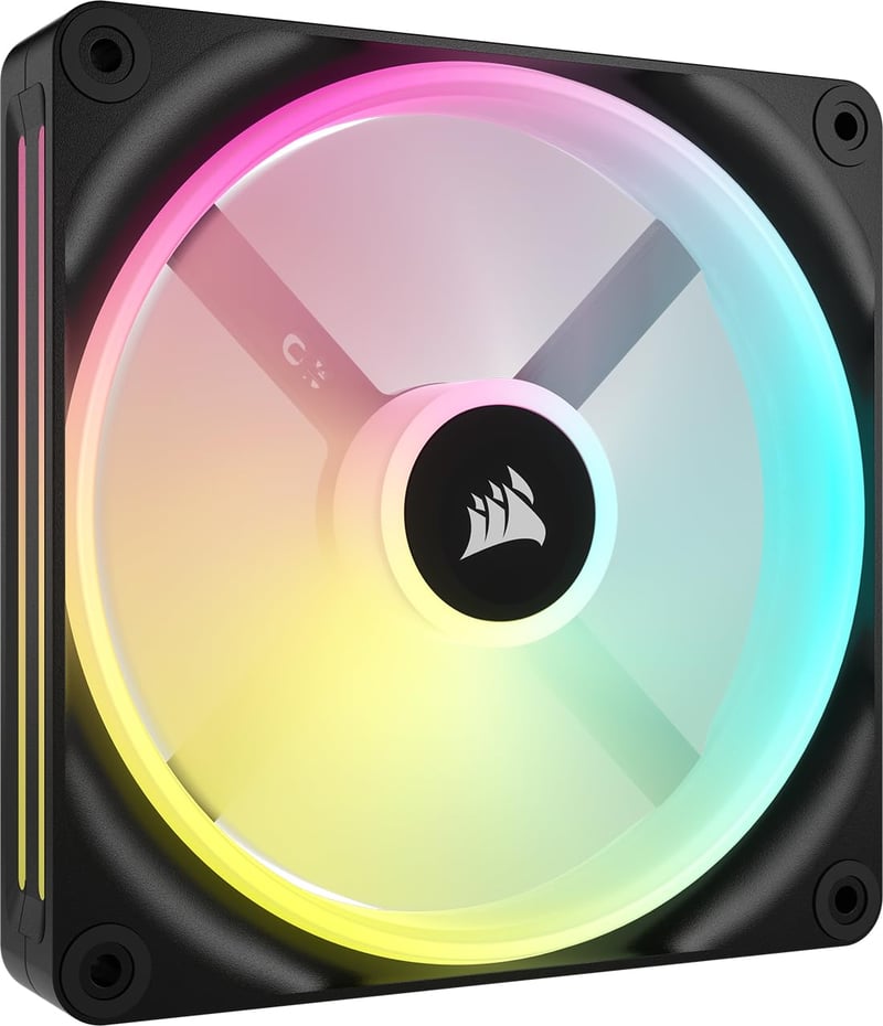Magnetický ventilátor Corsair iCUE LINK QX140 RGB – 140 mm – čierny