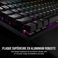Corsair K70 Core RGB mechanikus gamer billentyűzet MLX Red, AZERTY FR, fekete 5