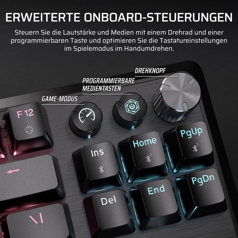 Corsair K70 CORE TKL Wireless RGB Mechanikus Gamer Billentyűzet QWERTZ