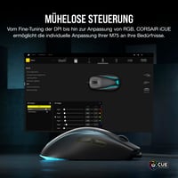 Herná myš Corsair M75 Wired RGB – 26000 DPI – Vymeniteľné bočné tlačidlá – FPS – Čierna – PC 7