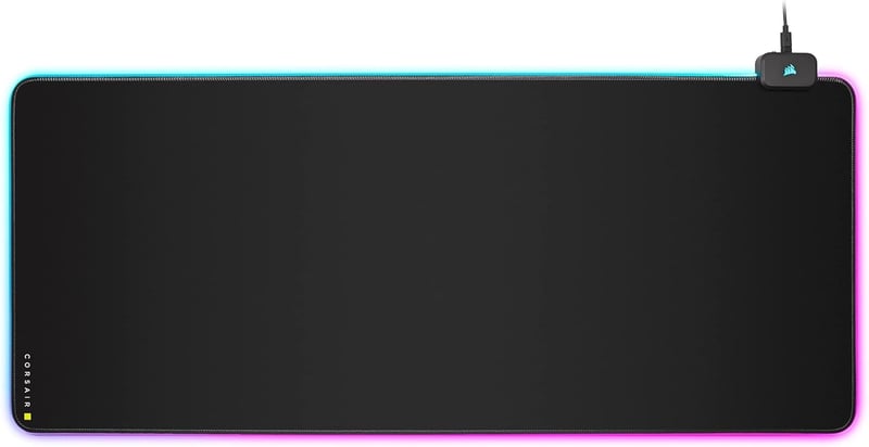 Látková herná podložka pod myš Corsair MM700 RGB - Extended 930x400 mm - čierna