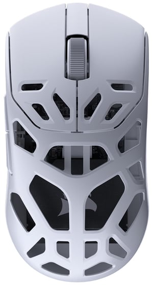 Corsair Sabre v2 PRO MG bežični gaming miš, bijeli, lagani perforirani dizajn, za FPS igre, korišteno
