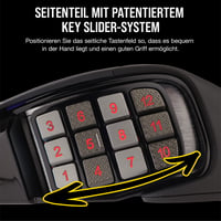 Káblová herná myš Corsair Scimitar RGB Elite pre MOBA/MMO hry – čierna 6