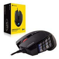 Káblová herná myš Corsair Scimitar RGB Elite pre MOBA/MMO hry – čierna 10