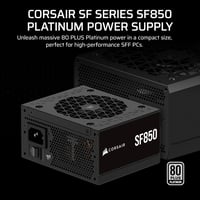 CORSAIR SF850 2024 moduláris 80 Plus Platinum tápegység SFX-ATX, PCIe 5.0 2