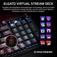 Corsair Vanguard 96 Mechanikus Gaming Billentyűzet MLX Plasma, 8000Hz, LCD Kijelző, QWERTZ Német kiosztás 8