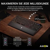Corsair Vanguard 96 Mechanikus Gaming Billentyűzet MLX Plasma, 8000Hz, LCD Kijelző, QWERTZ Német kiosztás 3