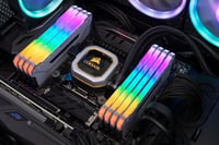 Kit de memorie Corsair Vengeance RGB PRO DDR4 16 GB (2x8 GB) 2666 MHz CL16 XMP 2.0 Alb, LED RGB 10