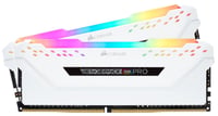 Kit de memorie Corsair Vengeance RGB PRO DDR4 16 GB (2x8 GB) 2666 MHz CL16 XMP 2.0 Alb, LED RGB 1