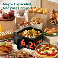 Friteuză cu aer cald COSORI, 6,2 litri, cu fereastră, 12 funcții, 1700 W, temperatură reglabilă 75-205 °C, ecran tactil 2