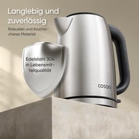 COSORI Rozsdamentes Vízforraló 1.7L Strix Technológia 2200W Gyors Felmelegítés 8