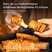 Teplovzdušná fritéza COSORI TurboBlaze XXL 6L, 9 v 1, DC – chybná, čiastočne funkčná: predná časť je prasknutá na dvoch miestach (stav: pozri 2. obrázok) 7