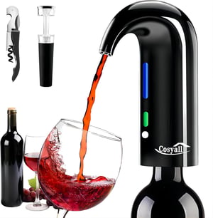 Cosyall EA01 električni aerator i točionik za vino - crni
