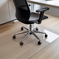 COSYLAND Irodai Szék Alátét 90x120cm Padlóvédő Csúszásmentes Fehér 9