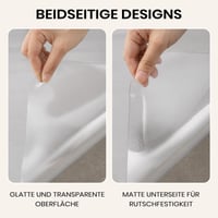 Covoraș de protecție pentru scaun de birou COSYLAND, transparent, 90x120 cm, strat antiderapant pentru pardoseli dure, pentru sub scaunul de birou 8