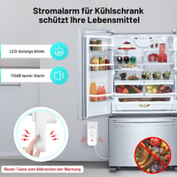 COTINSE 2 buc. alarmă WiFi pentru întreruperea alimentării cu energie, WLAN, cu aplicația Tuya Smart Life, 3 niveluri de volum până la 110 dB, pentru priză, acvariu, congelator 7