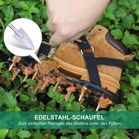 COTINSE Fűnyíró levegőztető cipő lapátos szöges talppal, állítható pánt, csúszásmentes gyep levegőztetéshez 4