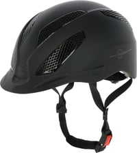 Jezdecká prilba Covalliero eXite čierna 52-56 cm obvod hlavy, so systémom Disc-System, ventilačným systémom, prackou Fast-Click a ohybným šiltom, pre ženy aj mužov 1