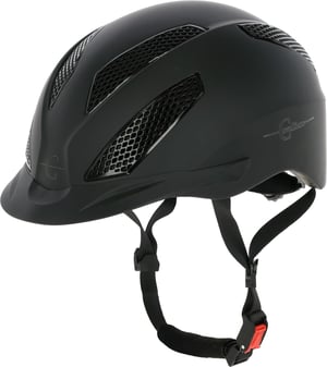 Covalliero eXite jahačka kaciga crna, opseg glave 52-56 cm, s Disc-sistemom, sustavom ventilacije, Fast-Click kopčom i fleksibilnim vizirom, za žene i muškarce