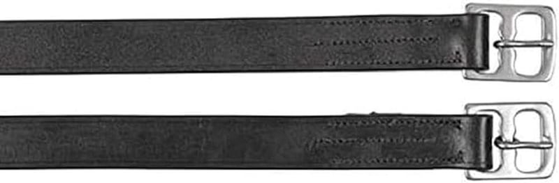 Covalliero detské strmene na sedlo 130 cm čierne, šírka 25 mm, 2 ks