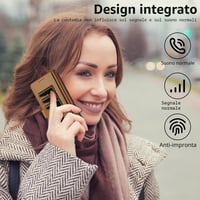 Obal na telefón JUNETOP pre Samsung Galaxy A18/A17/A16/A26 5G/4G s tvrdeným sklom – hnedý ochranný kryt 6