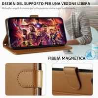 Obal na telefón JUNETOP pre Samsung Galaxy A18/A17/A16/A26 5G/4G s tvrdeným sklom – hnedý ochranný kryt 4