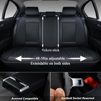 Coverado autóülés huzat szett 5 részes műbőr lumbar támasztékkal 5