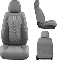 Coverado TypeC Grey univerzális első és hátsó autóülés huzat készlet, 5 db, Nappa műbőr, szalon, SUV, pickup kompatibilis 8