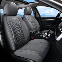 Coverado TypeC Grey univerzális első és hátsó autóülés huzat készlet, 5 db, Nappa műbőr, szalon, SUV, pickup kompatibilis 2