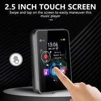 COVVY MP3 lejátszó Bluetooth 5.2, 2,5" érintőképernyő, FM rádió, 72 GB - fekete 3