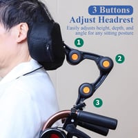 Cozyara Állítható Kerekesszék Fejtámla Ergonomikus Nyaktámasz Univerzális Kerekesszékhez 3
