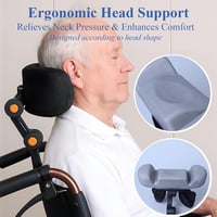Cozyara Állítható Kerekesszék Fejtámla Ergonomikus Nyaktámasz Univerzális Kerekesszékhez 2