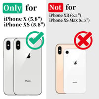 Vodotesný a nárazuvzdorný kryt Cozycase IP68 pre iPhone X/XS, 360° ochrana – čierny 2