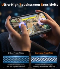 Vodotesný a nárazuvzdorný kryt Cozycase IP68 pre iPhone X/XS, 360° ochrana – čierny 10