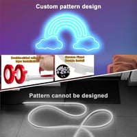 Cozylady 12m RGB LED neon szalag lámpa, vízálló, Bluetooth app vezérlés, zenesynch 4