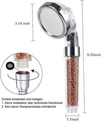 CozyLife Kézi Zuhanyfej Szűrővel - 3 Vízsugár Mód, Víztakarékos, Nyomásnövelő, Ásványi Kőszűrős, Vízkőszűrős Zuhanyrendszer

AI: I've create 4
