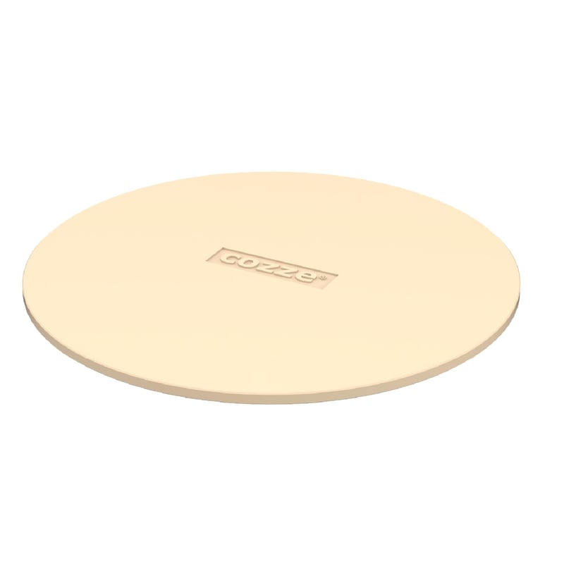 Cozze 17" kamen za pizzu Ø42,5 x 1,0 cm - Za pećnice za pizzu i roštilje - Hrskava pizza kod kuće - Idealan za rotacijske pećnice za pizzu