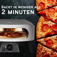 Cuptor de Pizza pe Gaz Cozze 13 Inchi - Cuptor de Pizza Exterior pe Gaz de Masă cu Regulator (50 mbar) 2