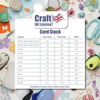 Craft UK 2391 A4 štruktúrovaný recyklovaný kartón 300 g/m² biely 50 listov 4
