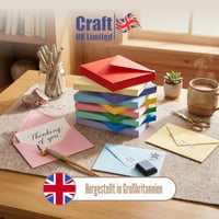 Craft UK Limited 2281 C5 obálky, mix farieb, 150 ks 3