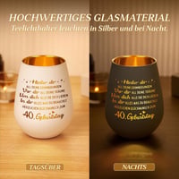 Craftique 40. Születésnapi Lámpa Nőknek - Dekoratív Ajándék 40 Éves Nőknek 5