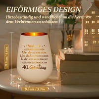 Craftique 40. Születésnapi Lámpa Nőknek - Dekoratív Ajándék 40 Éves Nőknek 3